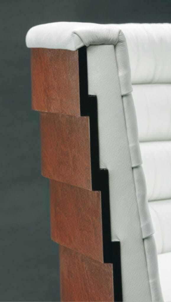 Détail du fauteuil 1987